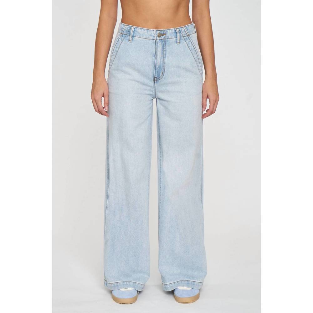 Light Blue Wide Leg Jeans